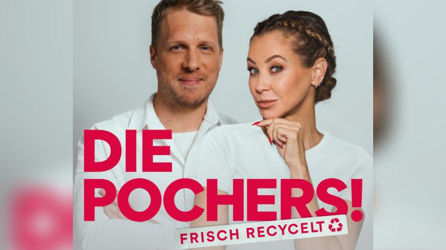 Sprechen im Podimo-Podcast unter anderem über ihr erstes Date: Oliver Pocher und Alessandra "Sandy" Meyer-Wölden. (joeka/spot)