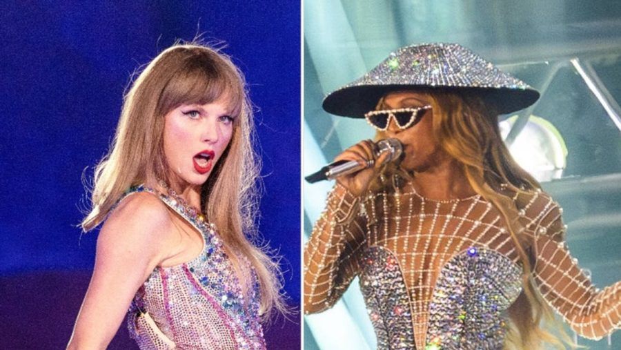 Ließen mit ihren Konzertfilmen und Musik-Dokus 2023 die Kinokassen kräftig klingeln: "Person of the Year" Taylor Swift (l.) und Superstar Beyoncé. (tj/spot)