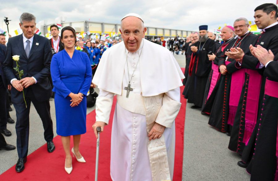 Pope Francis Visits Hungary - Day Three May 2023 - Getty BangShowbiz