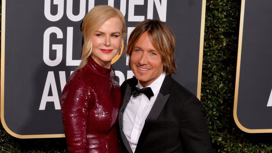 Nicole Kidman überragt ihren Mann Keith Urban. (smi/spot)