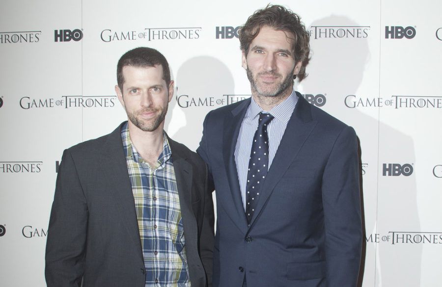 D.B. Weiss and David Benioff - Game of Thrones launch - Feb 2012 - Photoshot BangShowbiz