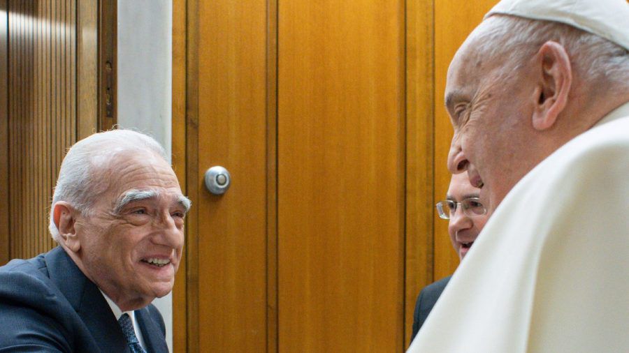 US-Regisseur Martin Scorsese war zu einer Privataudienz bei Papst Franziskus im Vatikan zu Gast. (the/spot)
