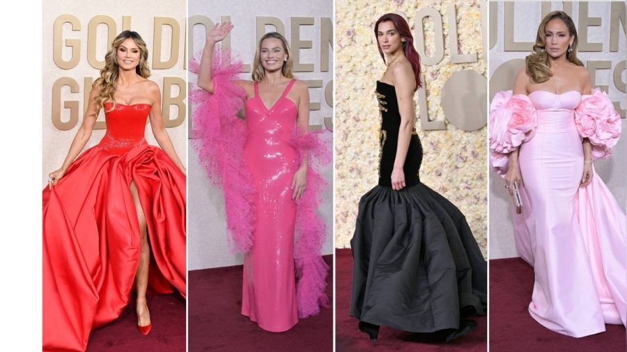 Einige der auffälligsten Kleider der Golden Globes. (stk/spot)