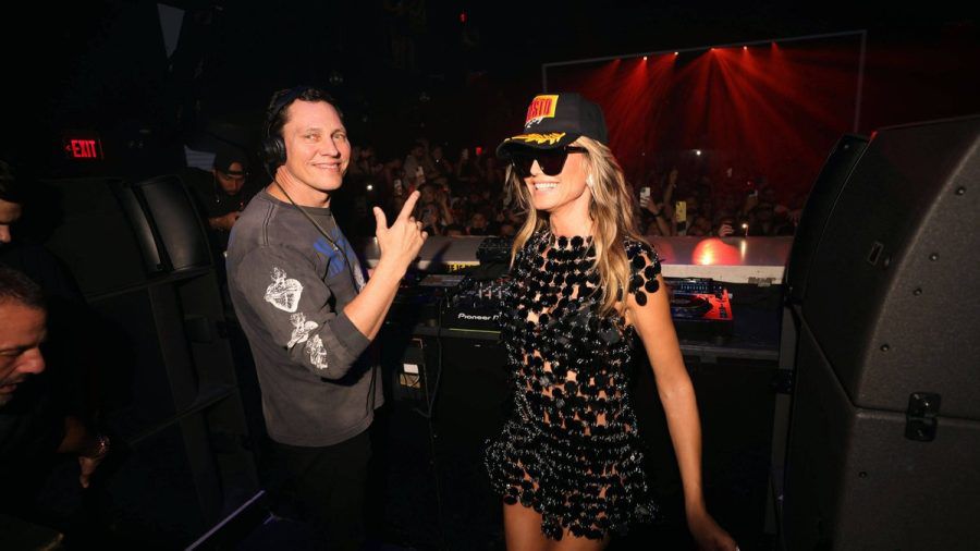 Tiësto und Heidi Klum feiern in Miami. (eee/spot)