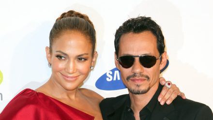 Stolze Zwillingseltern, aber getrennt: Jennifer Lopez und Marc Anthony. (jök/spot)