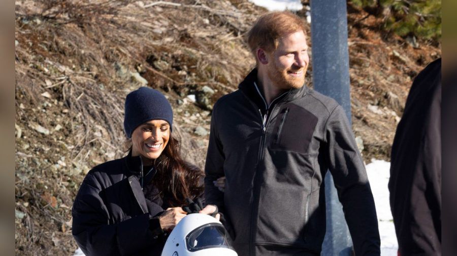 Prinz Harry und Herzogin Meghan haben Schnee-Spaß in Kanada. (stk/spot)