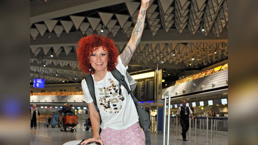 Lucy Diakovska - hier kurz vor dem Hinflug nach Australien - hat 2024 bei "Ich bin ein Star - Holt mich hier raus!" gewonnen. (eee/spot)