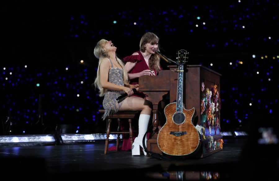 Sabrina Carpenter and Taylor Swift - The Eras Tour - Sydney, Australia 2024 - Getty BangShowbiz