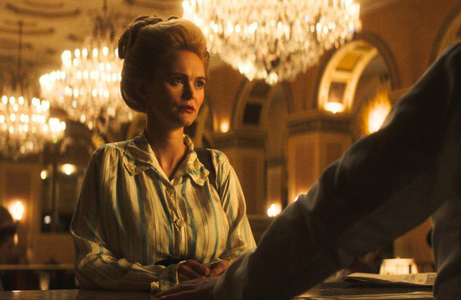 Jayne Wisener as Miss Malloy - Unsinkable Titanic Untold - Film Still - March 2024 BangShowbiz