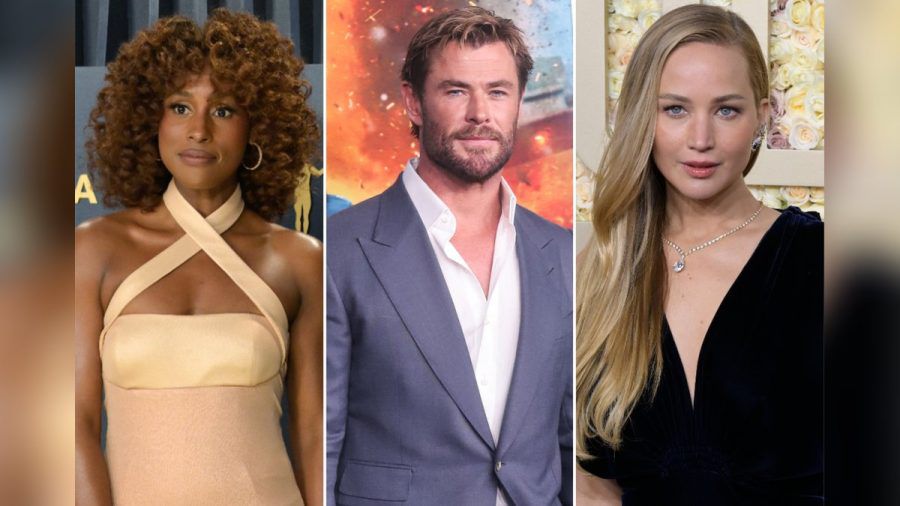 Issa Rae, Chris Hemsworth und Jennifer Lawrence präsentieren bei der Oscar-Verleihung Awards. (ncz/spot)