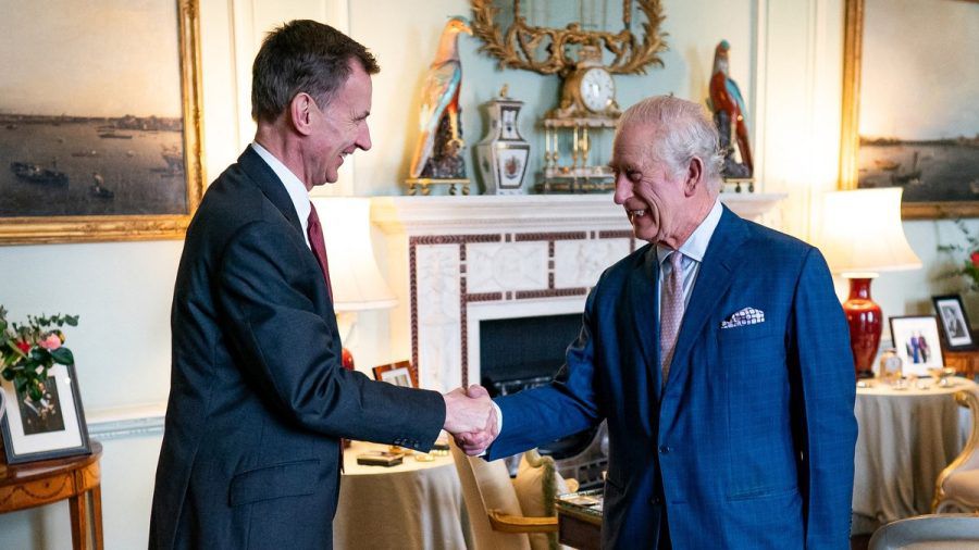 Finanzminister Jeremy Hunt und König Charles III. trafen sich am 5. März im Buckingham-Palast. (ae/spot)