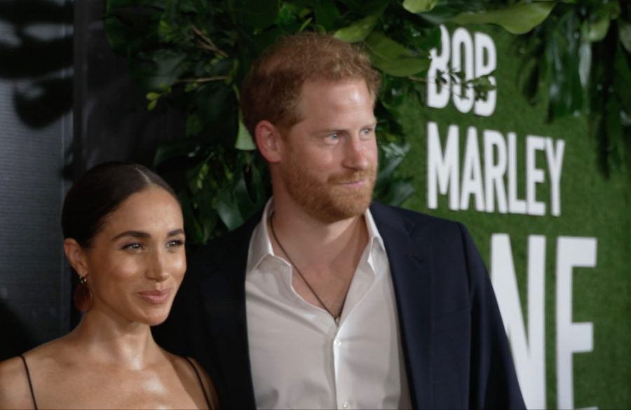Prince Harry and Meghan at Bob Marley One Love premiere in Jamaica - EPK and Paramount BangShowbiz
