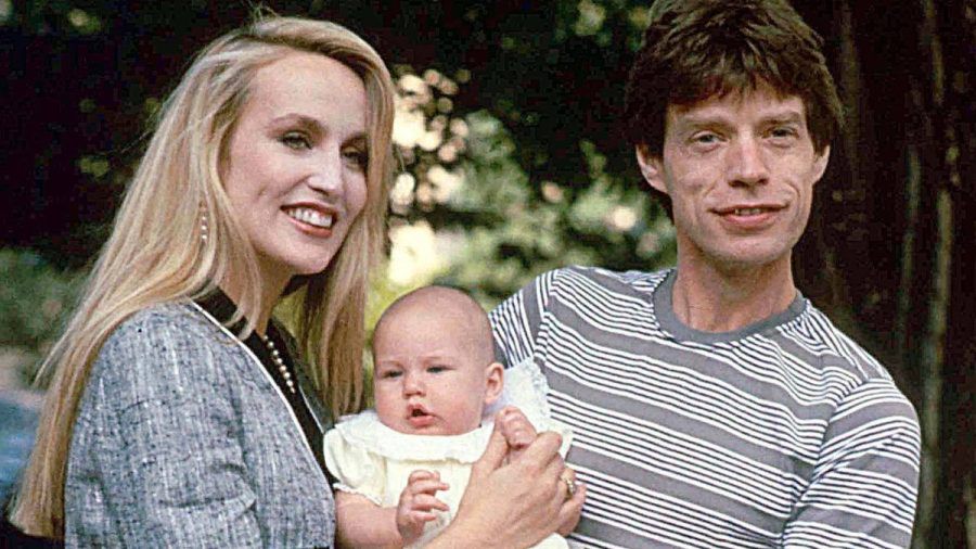 Jerry Hall und Mick Jagger mit Tochter Elizabeth - die feiert nun ihren 40. Geburtstag. (hub/spot)