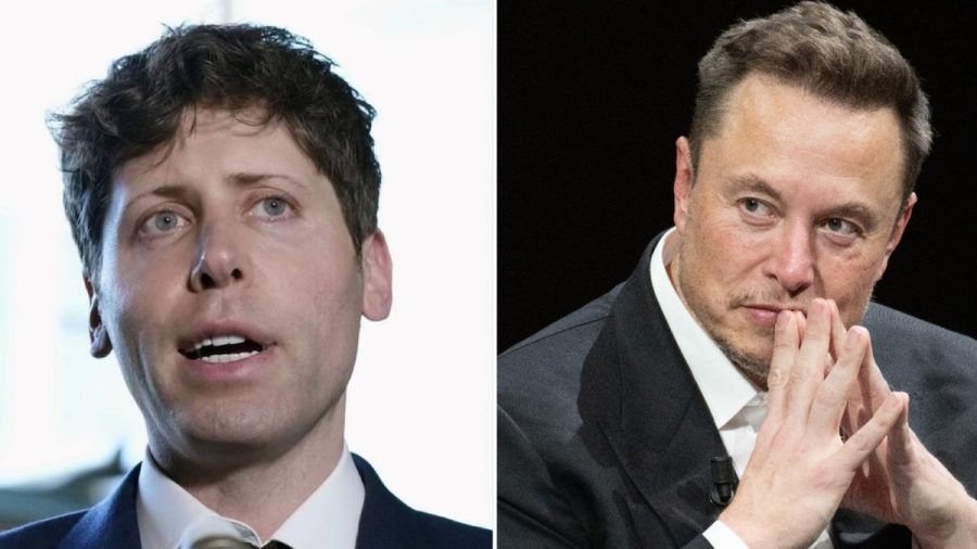 Sam Altman (links) und Elon Musk (rechts) gehören zu den wichtigsten Figuren in der KI-Entwicklung. (elm/spot)