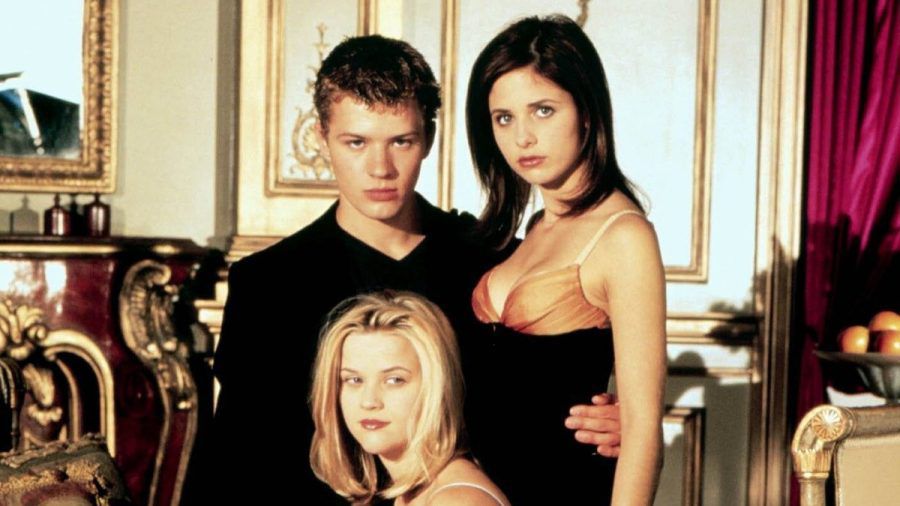 Ryan Phillippe, Reese Witherspoon und Sarah Michelle Gellar im Film "Eiskalte Engel" von 1999. (the/spot)