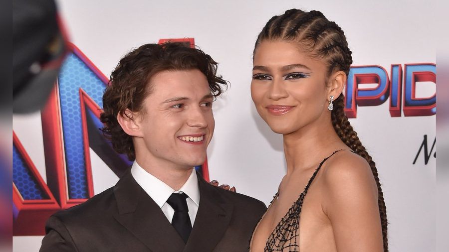 Zendaya und Tom Holland während eines Auftritts in Los Angeles. (hub/spot)