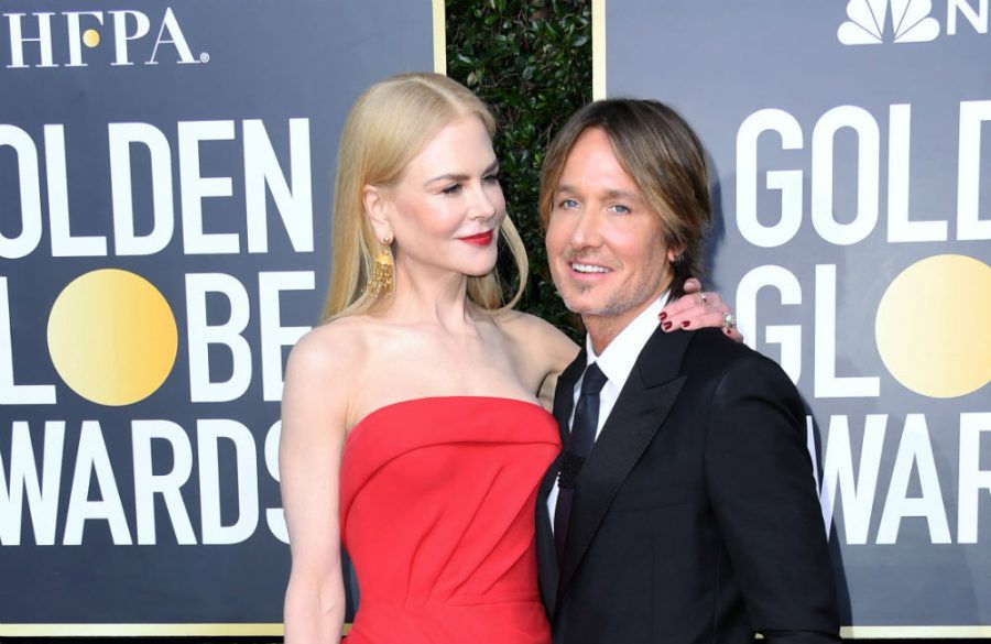 Nicole Kidman and Keith Urban at the Golden Globe Awards January 2020 Getty BangShowbiz