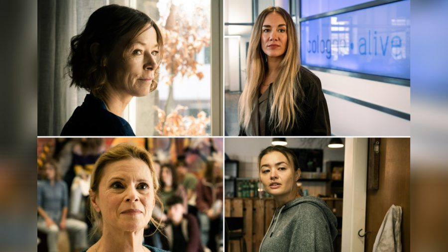 "Tatort: Diesmal ist es anders" (v.l.o.n.r.u.): Jenny Schily, Annina Hellenthal, Leslie Malton und Katja Hutko spielen wichtige Rollen in diesem Köln-Krimi. (ili/spot)