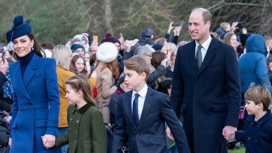 Prinzessin Kate wird während ihrer Krebserkrankung von ihrer Familie unterstützt: Prinzessin Charlotte, Prinz George, Prinz William und Prinz Louis. (the/spot)