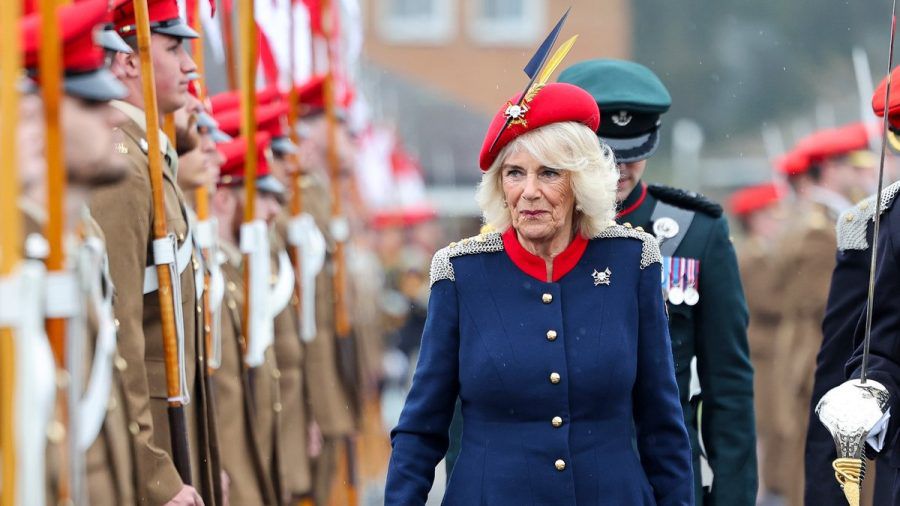 Königin Camilla hat am Montag das Militärregiment Royal Lancers besucht. (ncz/spot)