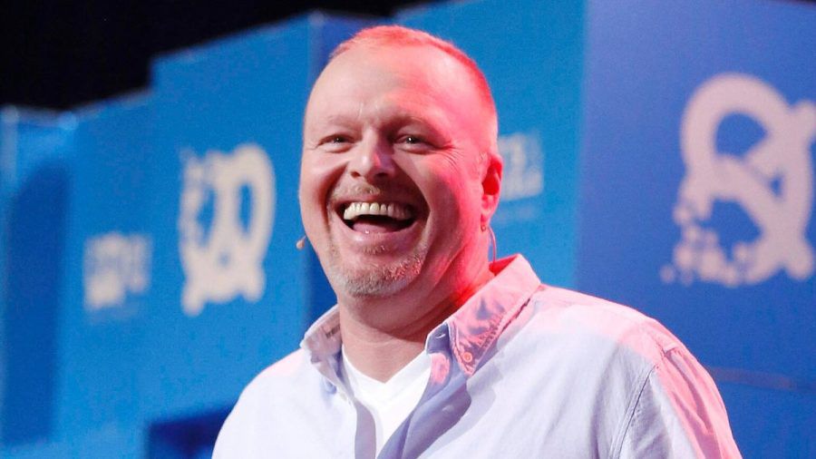 Stefan Raab hier bei einem Bühnen-Auftritt auf der "BITS and Pretzels" 2017 in München. (the/spot)