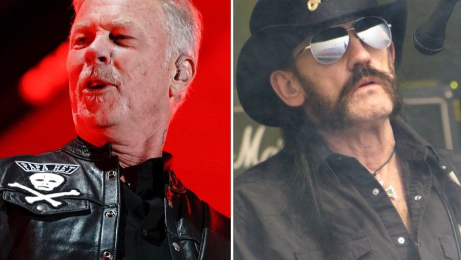 James Hetfield (l.) ist fortan für immer mit Motörhead-Sänger Lemmy vereint. (lau/spot)