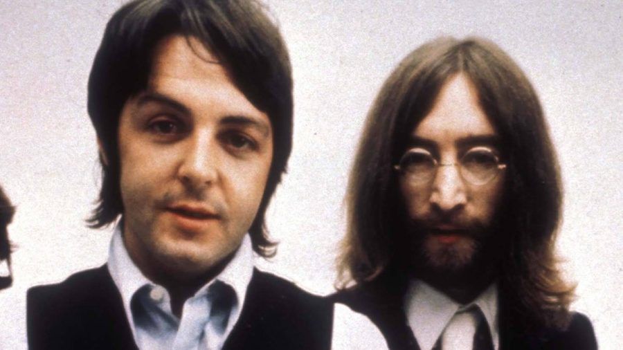 Paul McCartney (l.) und John Lennon zum Ende der Beatles-Zeit. (smi/spot)