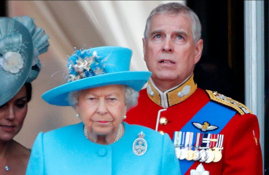 Queen Elizabeth II and Prince Andrew Trooping The Colour June 2018 - Getty BangShowbiz
