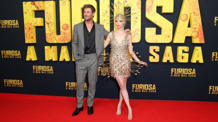 Anya Taylor-Joy an der Seite ihres Co-Stars Chris Hemsworth bei der "Furiosa: A Mad Max Saga"-Premiere in Sydney. (the/spot)
