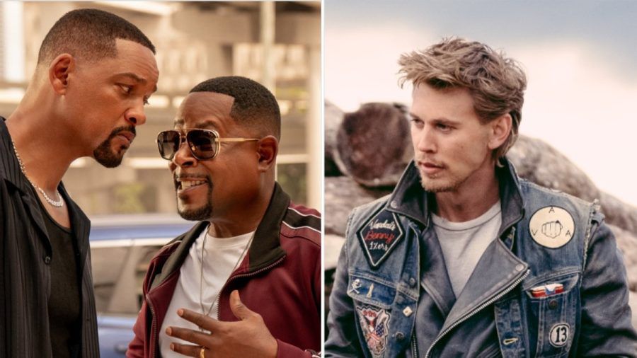 Will Smith (l.) und Martin Lawrence kehren für "Bad Boys 4" zurück, Austin Butler versucht sich in "The Bikeriders" als Rebell. (stk/spot)
