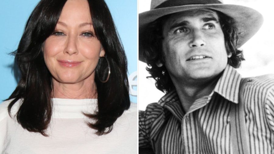 Shannen Doherty neben "Unsere kleine Farm"-Star Michael Landon. (lau/spot)