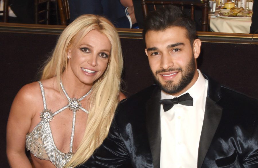 Britney Spears and Sam Asghari - 29th Annual GLAAD Media Awards - Getty BangShowbiz