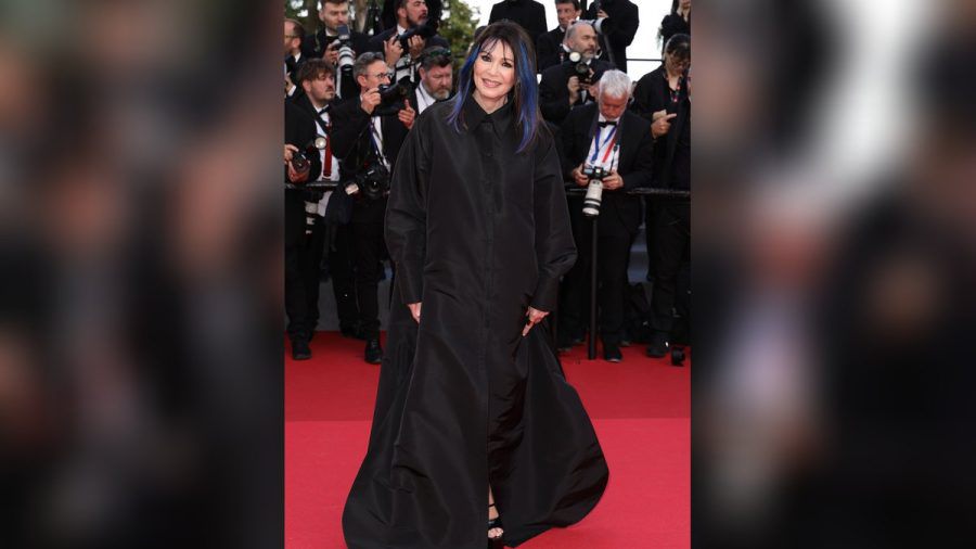 Iris Berben auf dem roten Teppich in Cannes. (obr/spot)