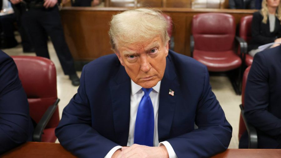 Donald Trump während seines Prozesses in New York. (wue/spot)
