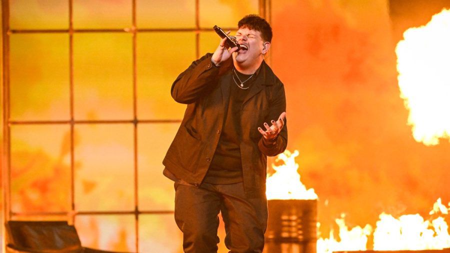 Isaak während eines Auftritts beim diesjährigen ESC in Malmö. (wue/spot)