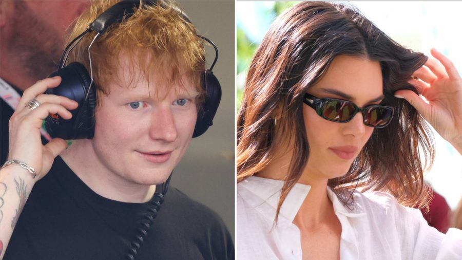 Ed Sheeran und Kendall Jenner zeigten sich bei der Formel 1 in Miami. (jom/spot)