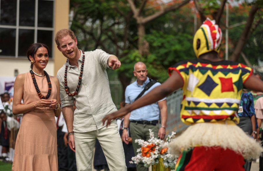 Meghan and Harry - Lightway Academy in Abuja on May 10, 2024 - Getty BangShowbiz