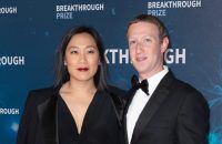 Ganz natürlich lächeln... Mark Zuckerberg und seine Ehefrau während eines Events. (wue/spot)