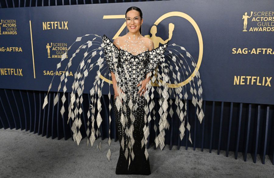 Ali Wong at the SAG Awards February 2024 Getty BangShowbiz