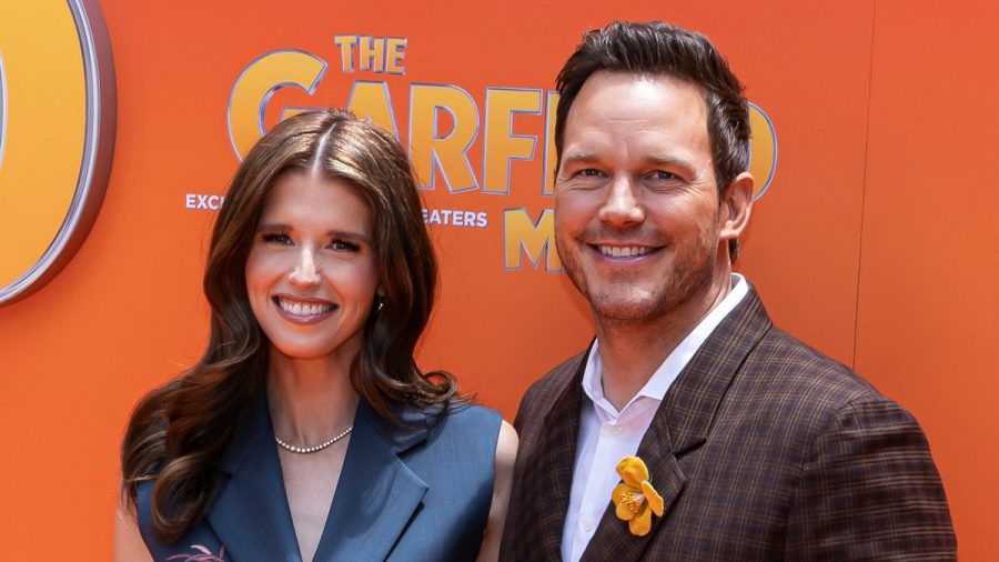 Schickes Duo: Katherine Schwarzenegger begleitete ihren Mann Chris Pratt zur Premiere von "Garfield - Eine extra Portion Abenteuer" am 19. Mai in Hollywood. In den deutschen Kinos läuft der Film bereits seit 9. Mai. (ae/spot)