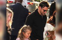 Bradley Cooper und seine Tochter Lea bei der Premiere von "IF". (eyn/spot)
