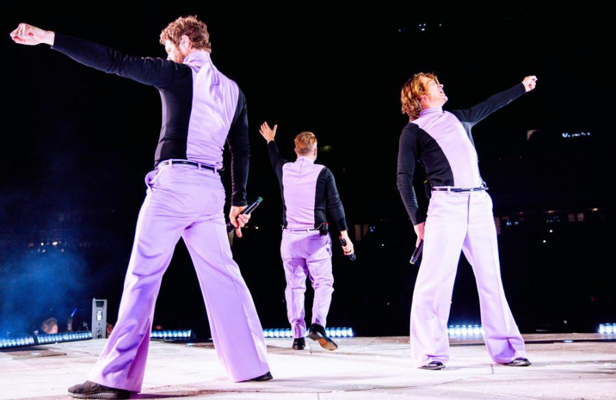 Take That live in Milton Keynes ONE USE credit RHM Productions BangShowbiz