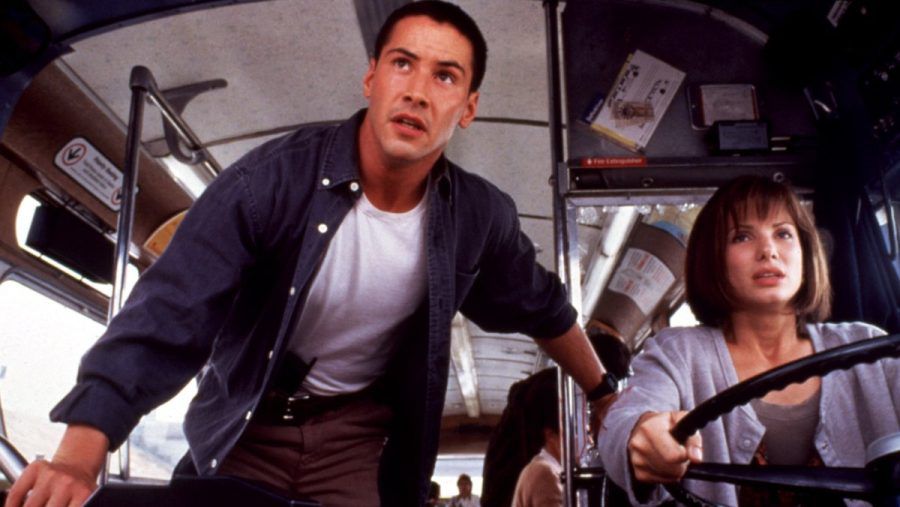 Keanu Reeves und Sandra Bullock spielten 1994 in "Speed". (eyn/spot)