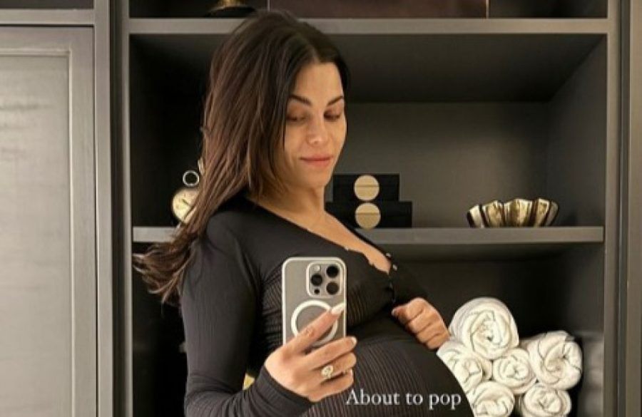Jenna Dewan about to pop Instagram Story June 2024 BangShowbiz