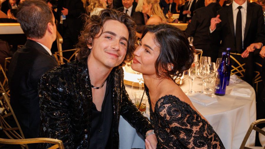 Timothée Chalamet und Kylie Jenner bei den Golden Globes im Januar. (eyn/spot)