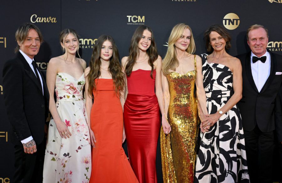Nicole Kidman and family - April 2024 - AFI Lifetime Achievement Award Gala - CA - Getty Images BangShowbiz