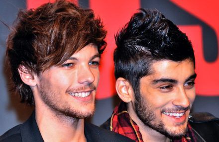 Zayn Malik and Louis Tomlinson at This Is Us Event Nov 2013 - Avalon BangShowbiz