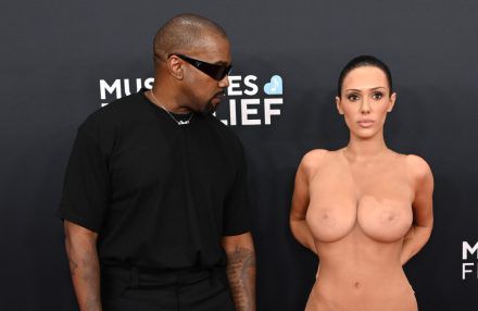 Kanye West and Bianca Censori - Nude - FEB 25 - 67th GRAMMY Awards at Crypto Arena BangShowbiz