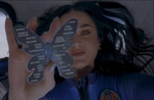 Katy Perry in space - Instagram screengrab BangShowbiz
