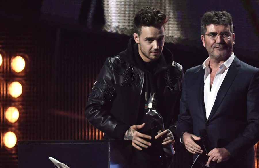 Liam Payne and Simon Cowell - BRIT Awards 2017 - Getty BangShowbiz